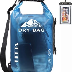 HEETA Dry Bag Waterproof Backpack with Phone Case 5L/10L/20L/30L/40L