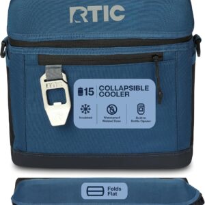 RTIC Everyday Cooler, Soft Sided Portable Insulated Cooling for Lunch, Beach, Drink, Beverage, Travel, Camping, Picnic, for Men and Women